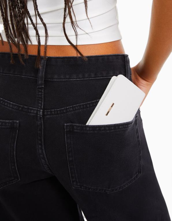 ženy Bershka základní peněženka na mince P88442390 Příslušenství bílý