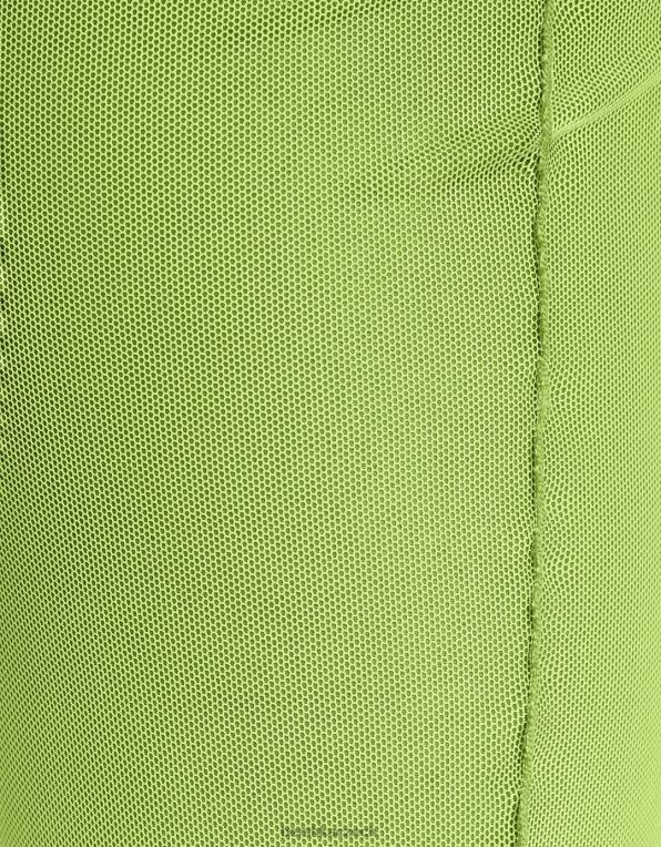 ženy Bershka tylové kalhoty s bočními rozparky P88441795 oblečení zelená