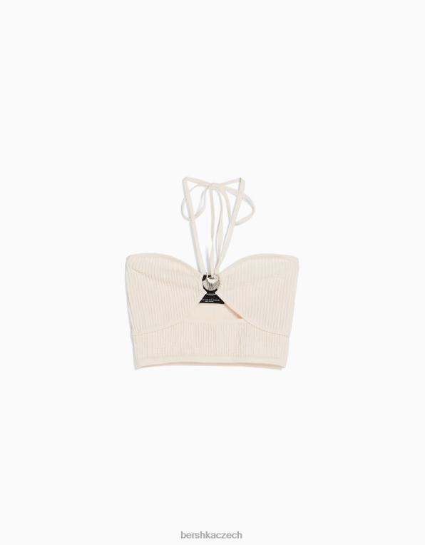 ženy Bershka Nový P88442036 oblečení bílý