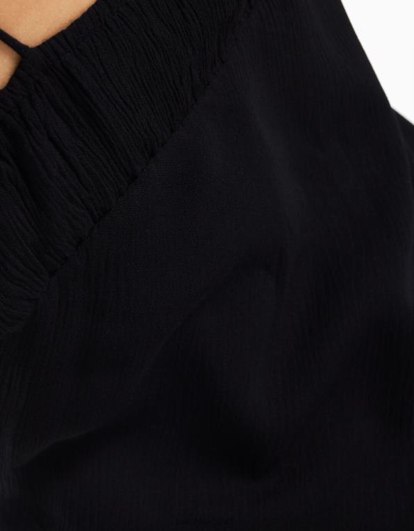 ženy Bershka páskové krepové midi šaty P884475 oblečení výhradní