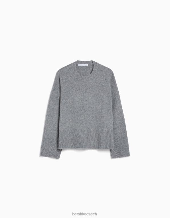 ženy Bershka oversize svetr P88441010 oblečení Šedá
