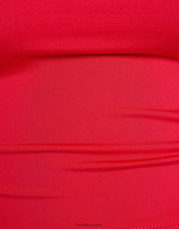 ženy Bershka bandeau top P8844665 oblečení Červené
