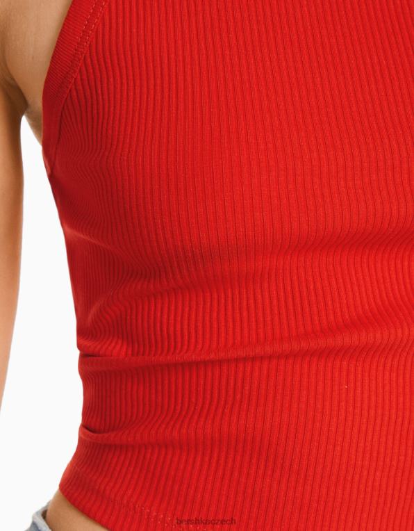 ženy Bershka 2-balení žebrovaných topů bez rukávů P8844308 oblečení vícebarevný