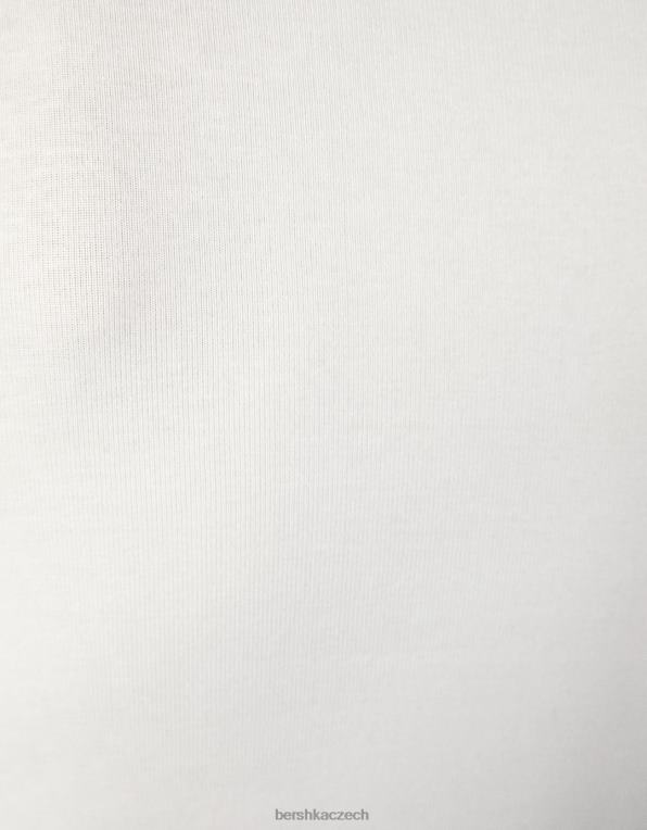 ženy Bershka tričko s dlouhým rukávem a nabíraným výstřihem do V P8844549 oblečení výhradní