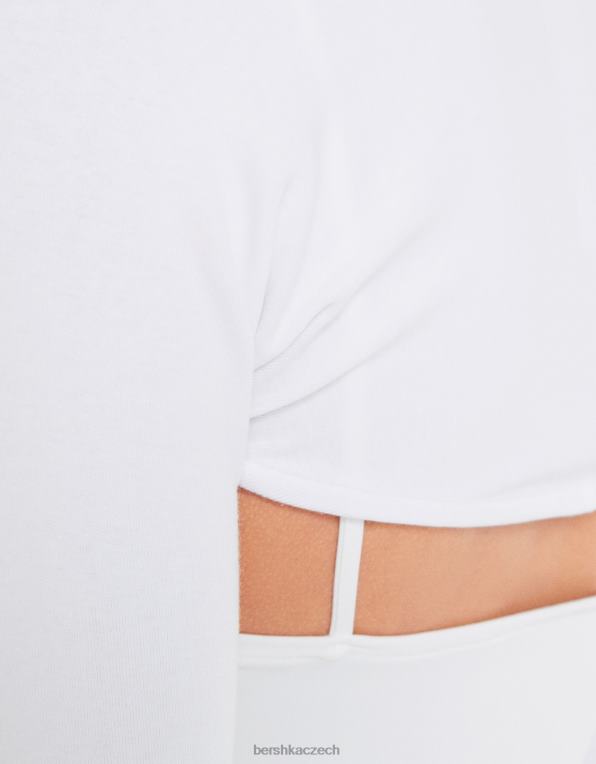 ženy Bershka základní ohřívače paží P8844390 oblečení bílý